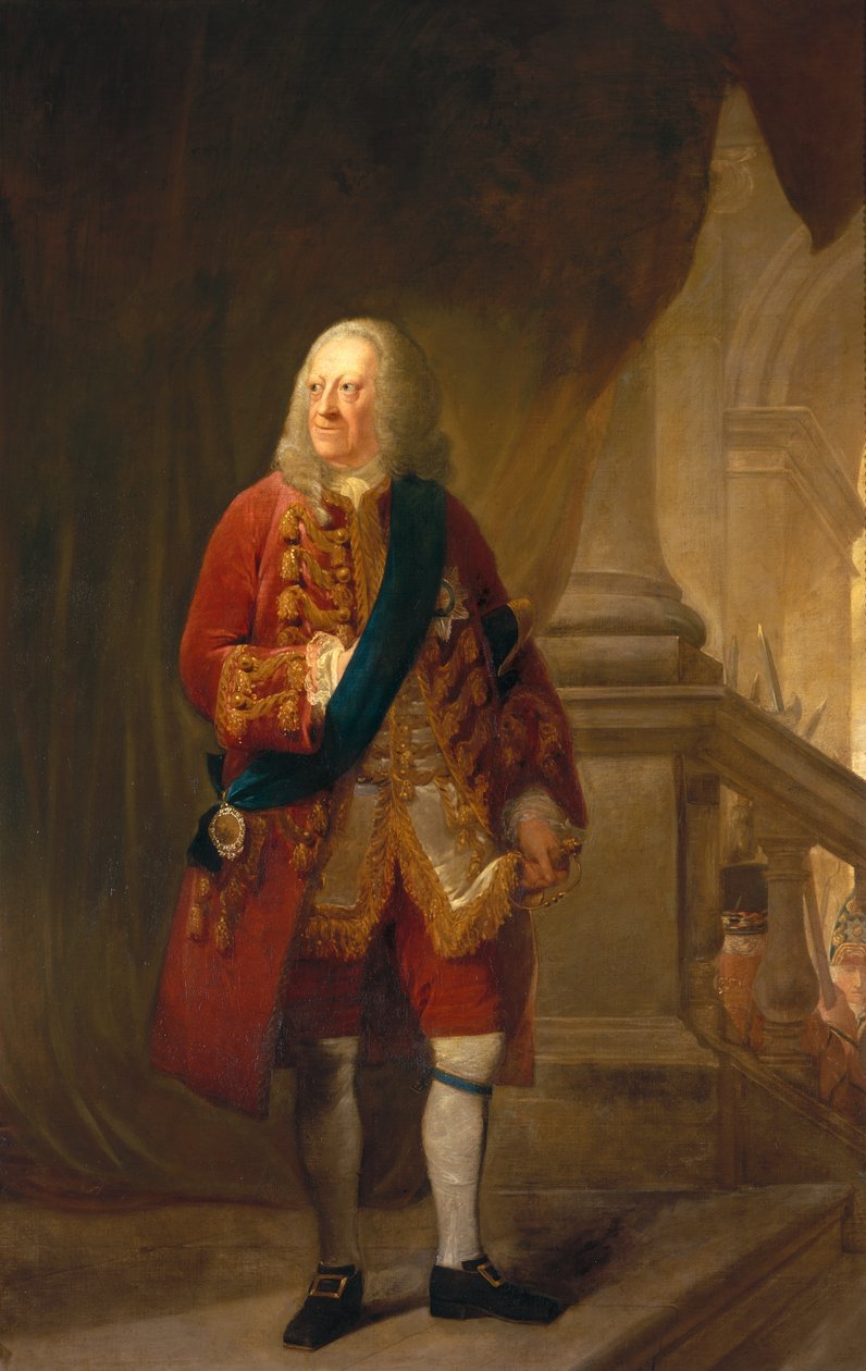 Król Jerzy II, 1759 autorstwa Robert Edge Pine