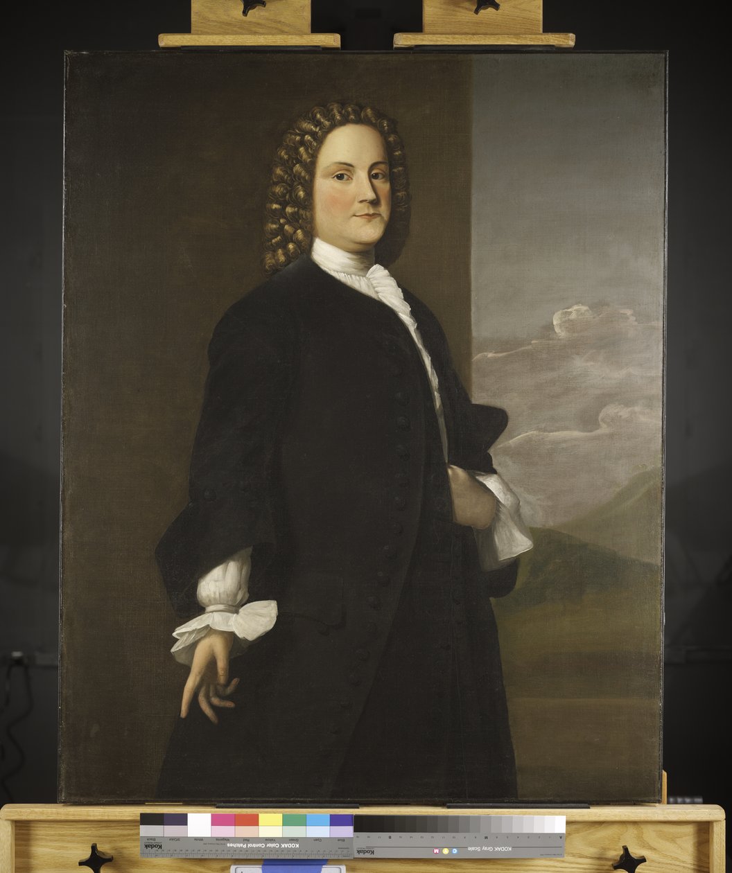 Benjamin Franklin, ok.1746 autorstwa Robert Feke