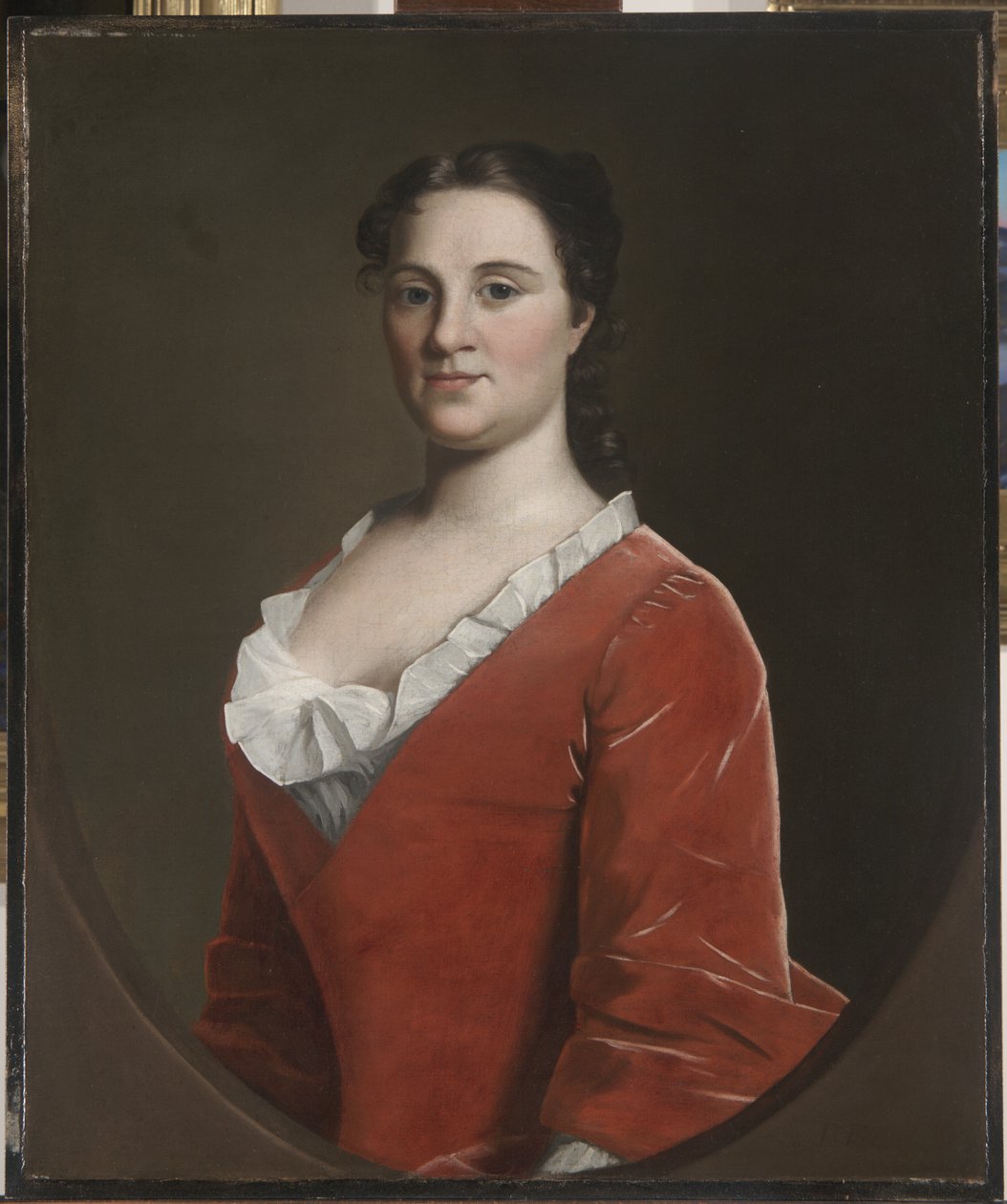 Pani Benjamin Lynde, Jr, ok. 1748 r. autorstwa Robert Feke