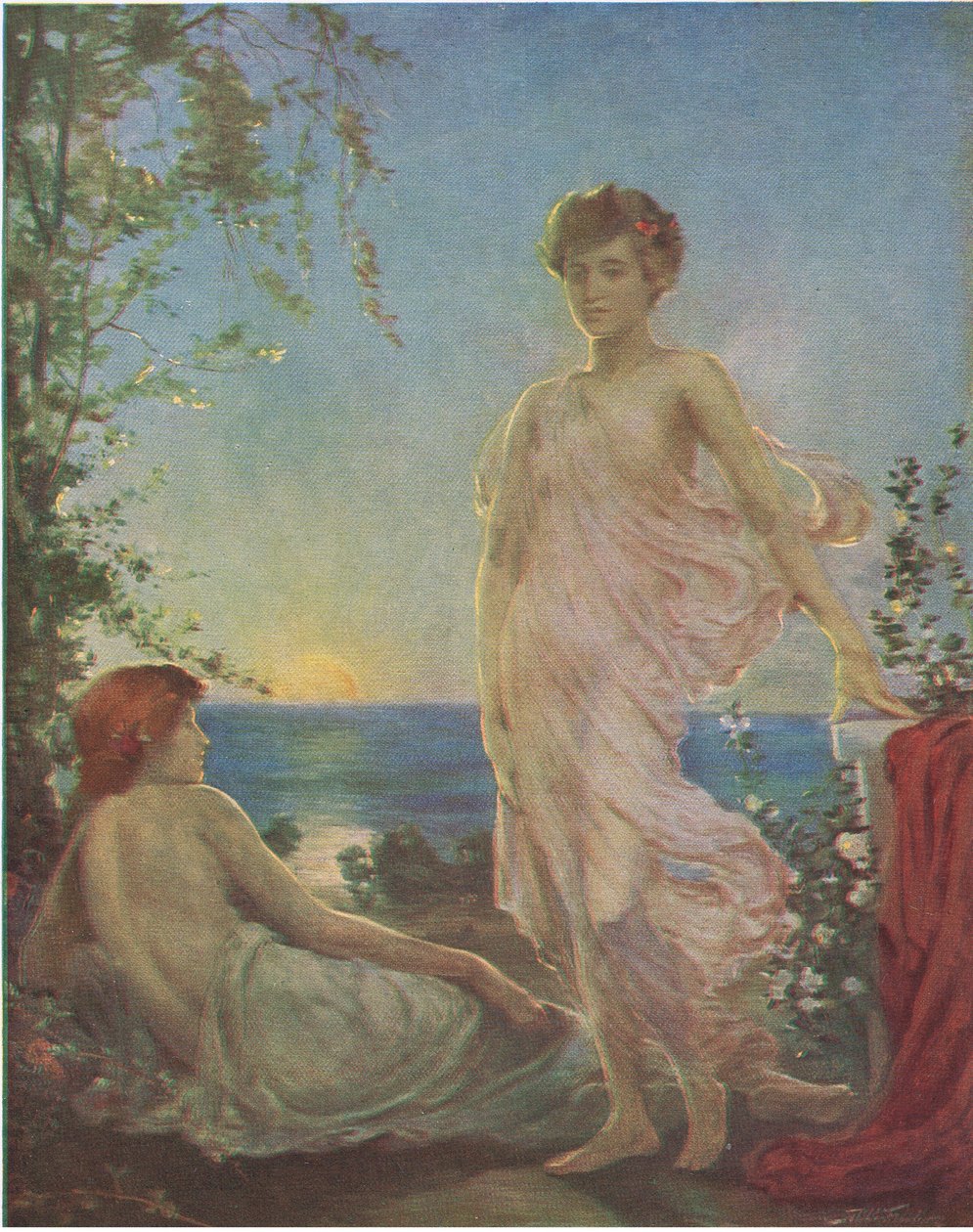 Czekając na świt, Bibbys Annual, 1916-1917 autorstwa Robert Fowler