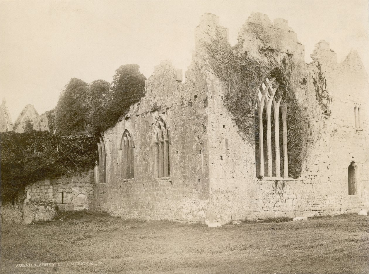 Opactwo Askeaton (zdjęcie w sepii) autorstwa Robert French
