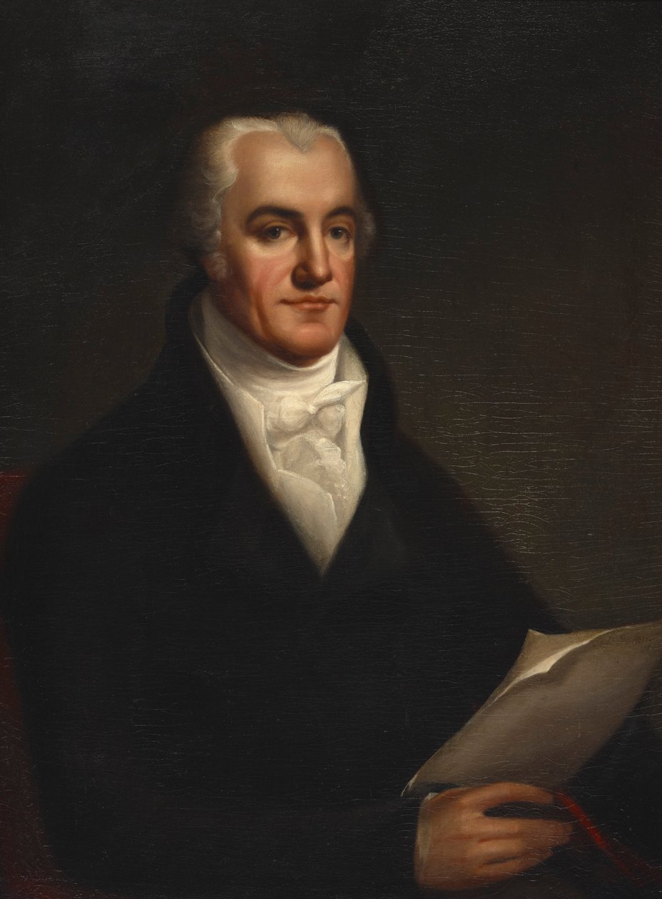 Portret Joela Barlowa autorstwa Robert Fulton