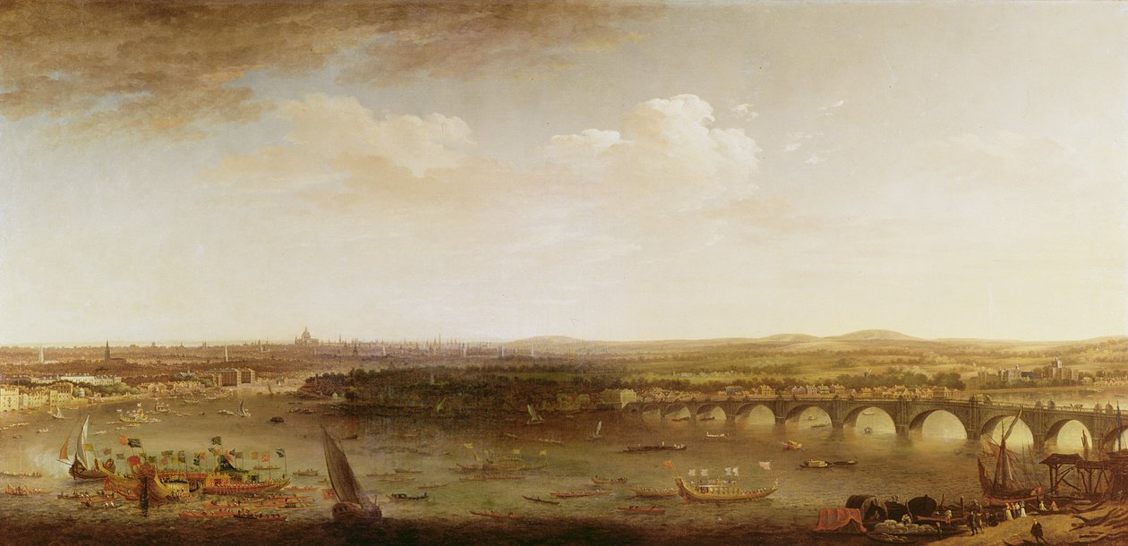 Tamiza i Westminster autorstwa Robert Griffier
