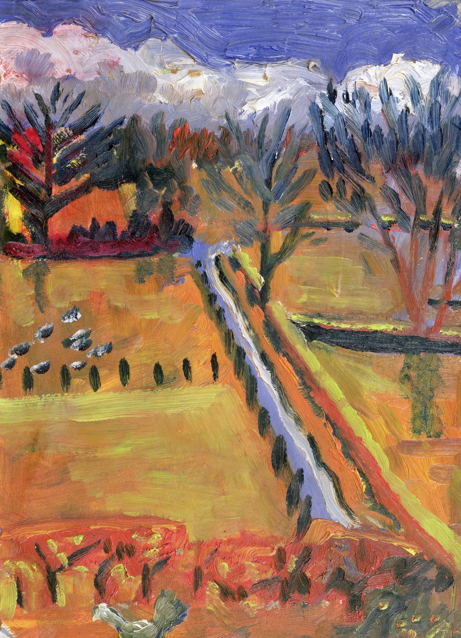 Niebieska droga, Hereford, 1998 autorstwa Robert Hobhouse