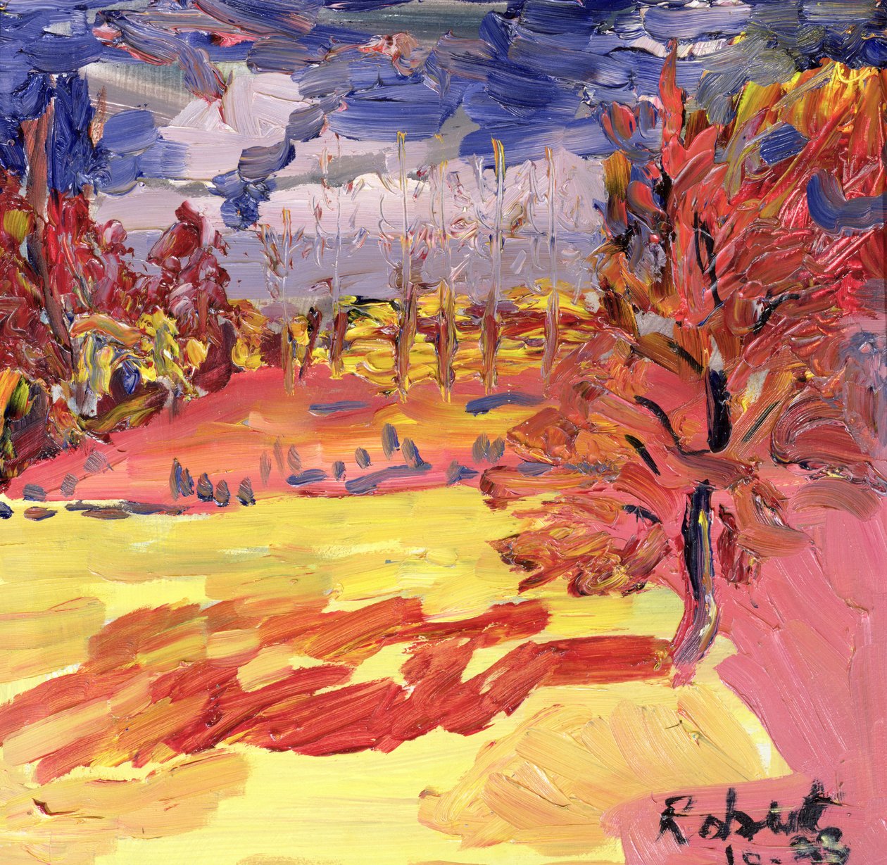 Drzewo orzecha włoskiego, 1998 autorstwa Robert Hobhouse