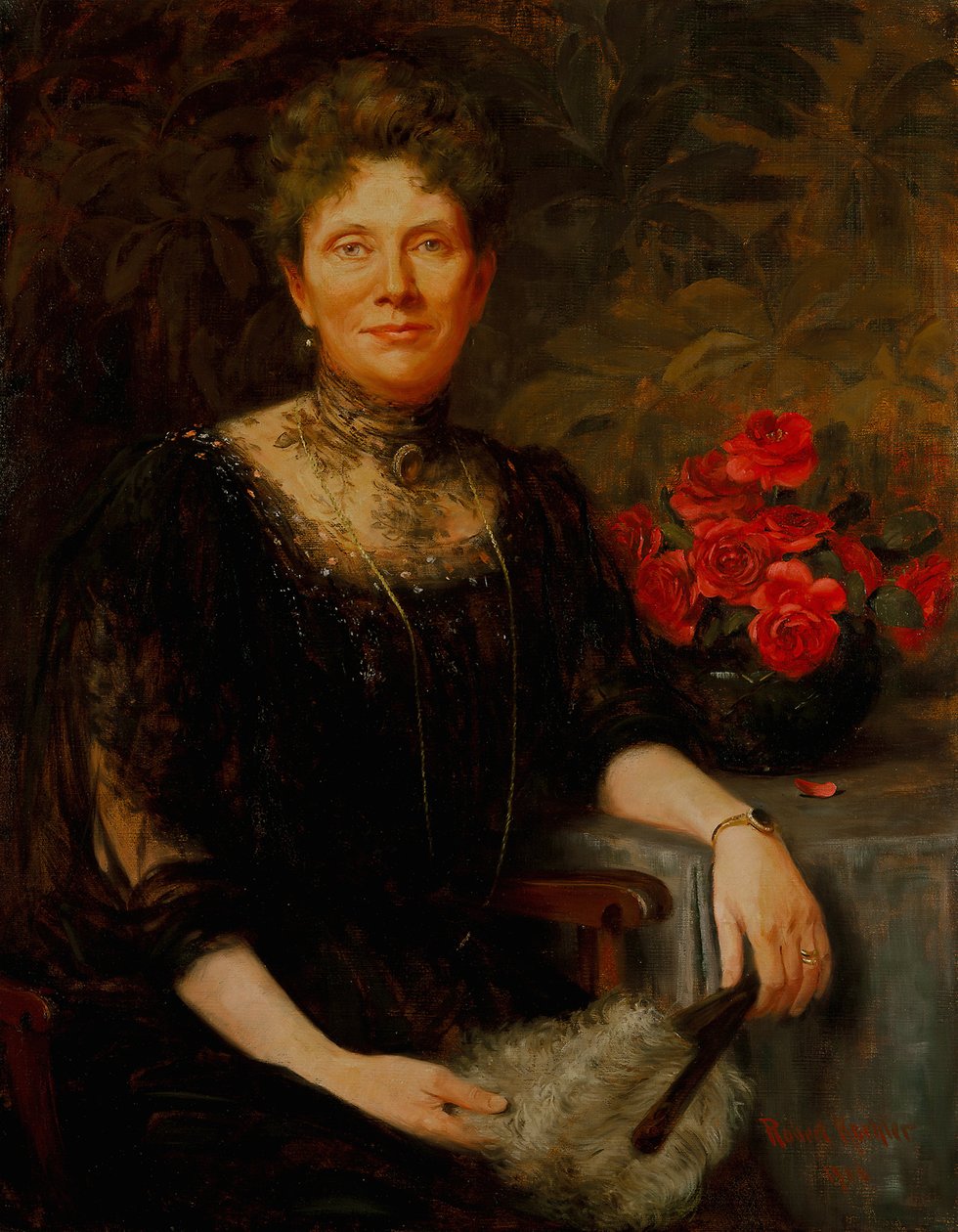 Portret Alviny Roosen autorstwa Robert Koehler