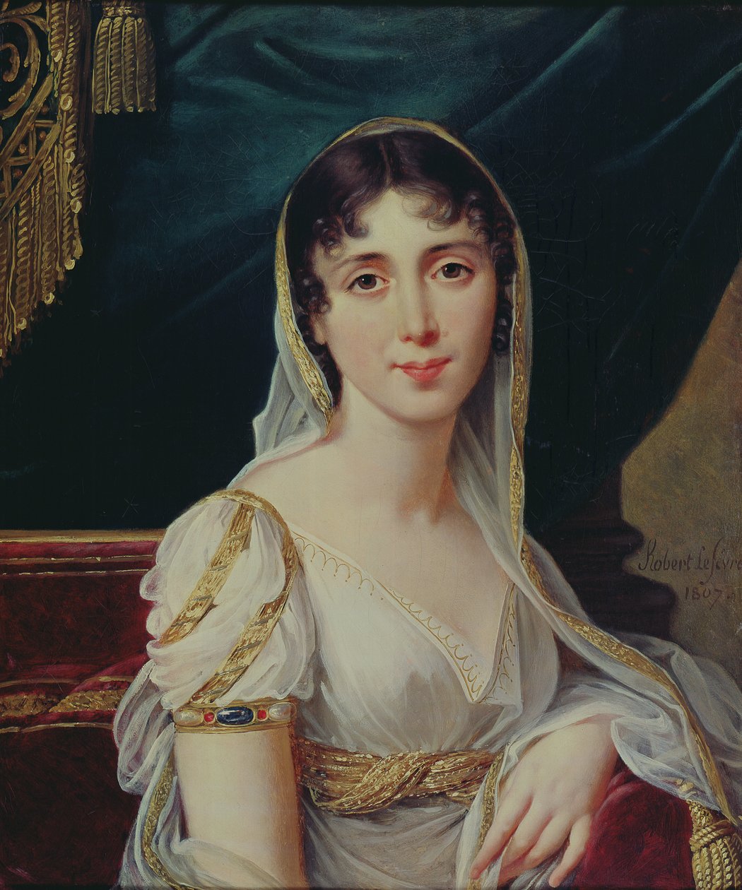 Desiree Clary (1781-1860) Królowa Szwecji, 1807 autorstwa Robert Lefevre