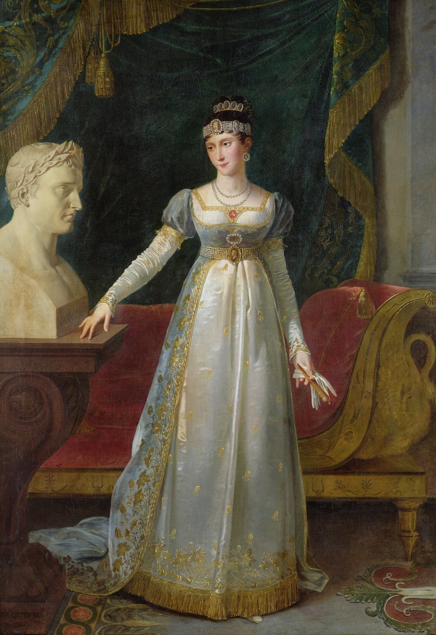 Marie Pauline Bonaparte (1780-1825) Księżniczka Borghese, 1808 autorstwa Robert Lefevre