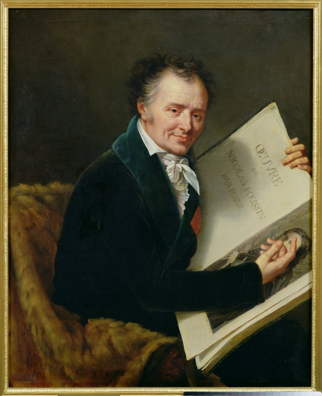 Portret Dominique Vivant (1747-1825) Baron Denon, 1808 autorstwa Robert Lefevre
