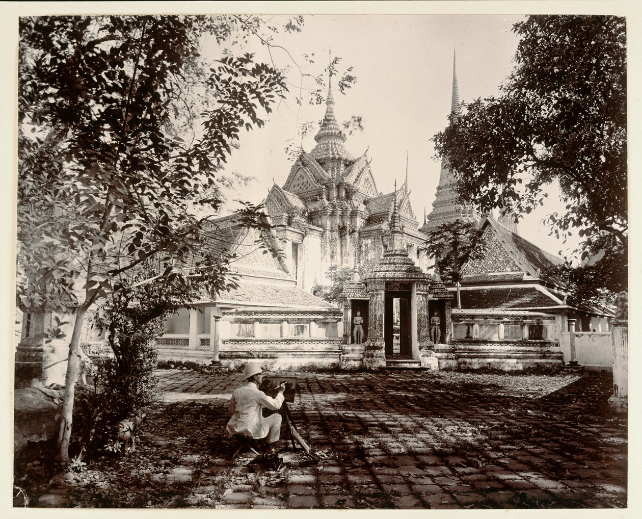 Wat Pho, 1890 autorstwa Robert Lenz