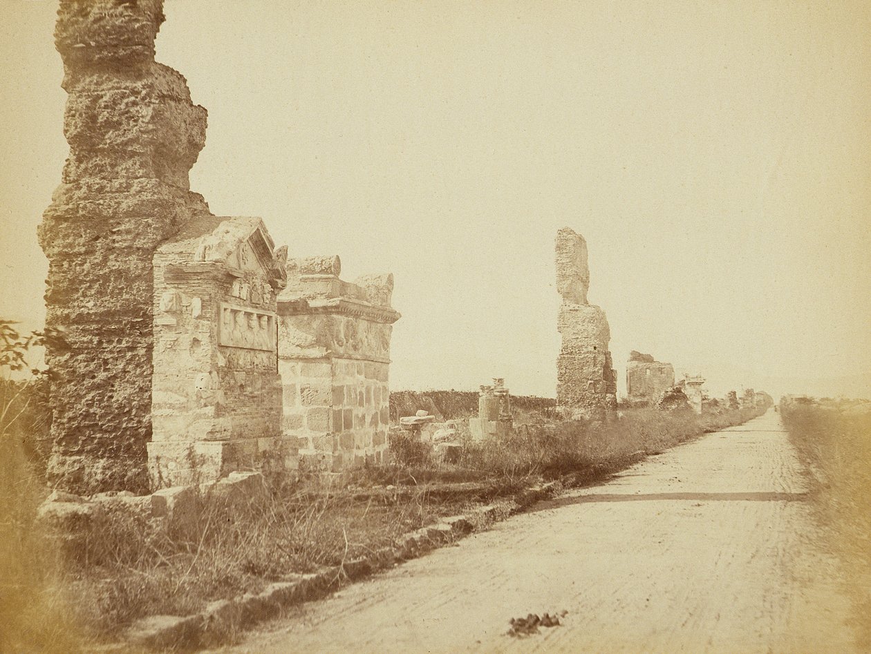 Widok na Via Appia Antica autorstwa Robert MacPherson