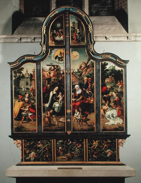 Organy, ok. 1540 (z zamkniętymi drzwiami) autorstwa Robert Moreau
