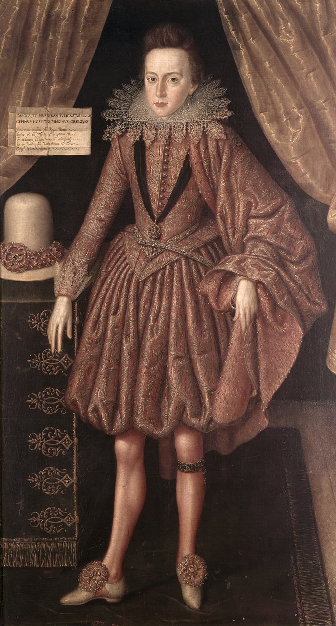 Karol I jako książę Walii, c.1612-13 autorstwa Robert Peake