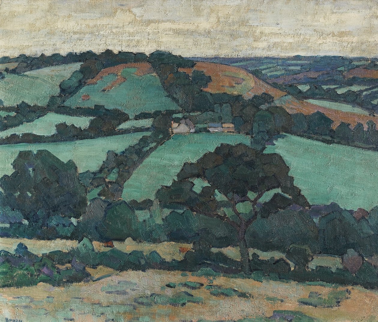 Brimley Hill, Devon, 1914-16 autorstwa Robert Polhill Bevan