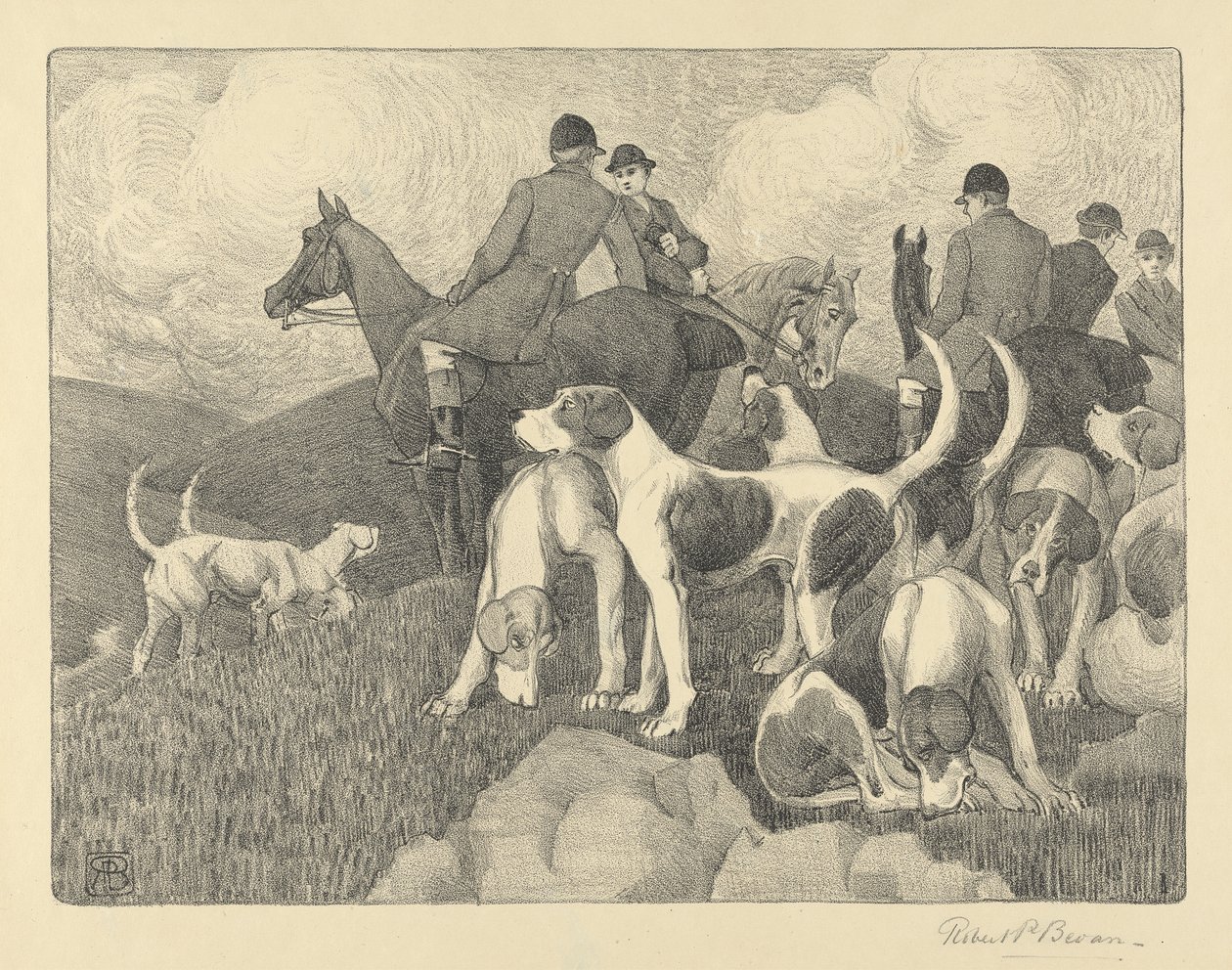 Spotkanie, 1898 autorstwa Robert Polhill Bevan