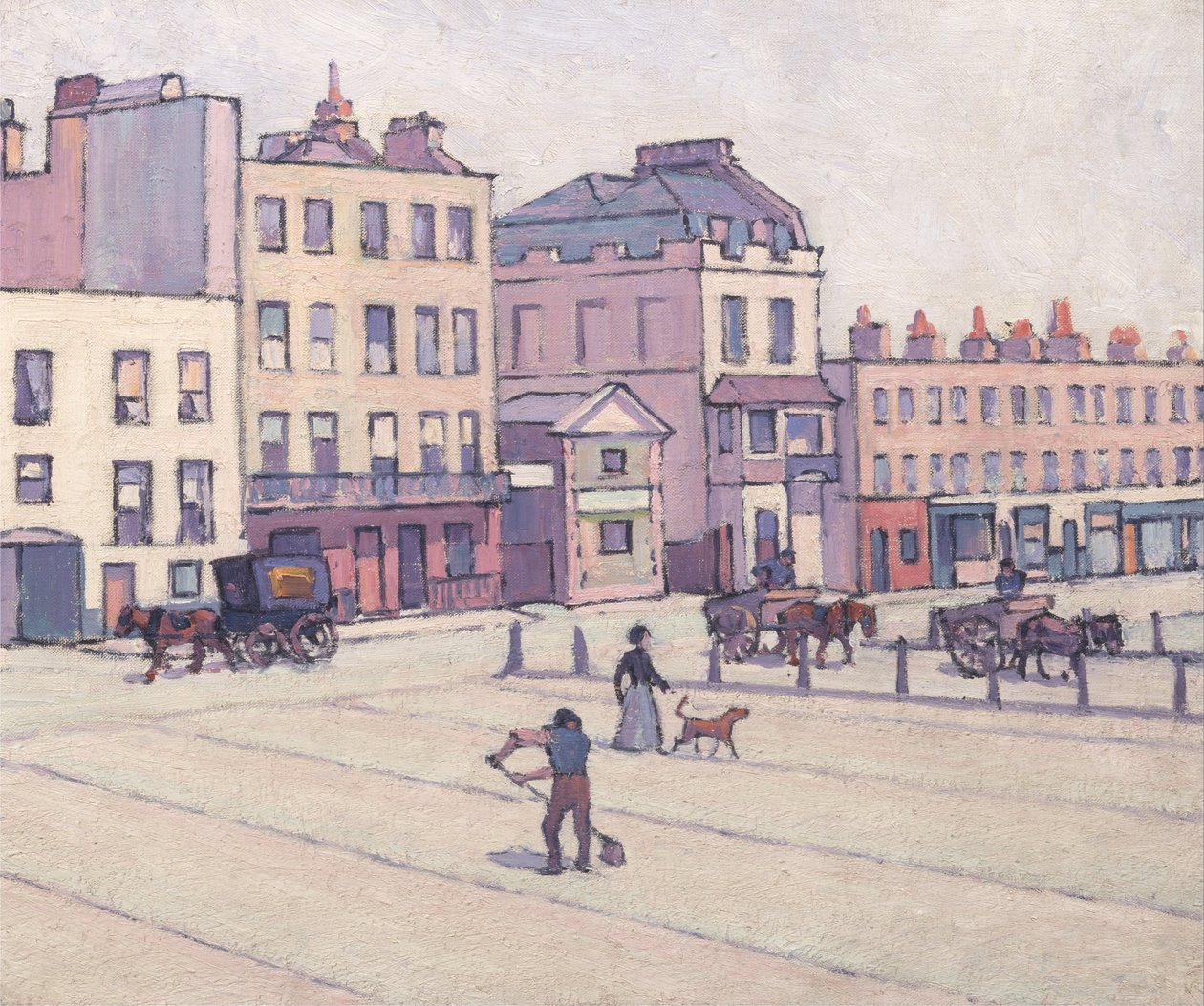Dom Wagi, Rynek Cumberland autorstwa Robert Polhill Bevan