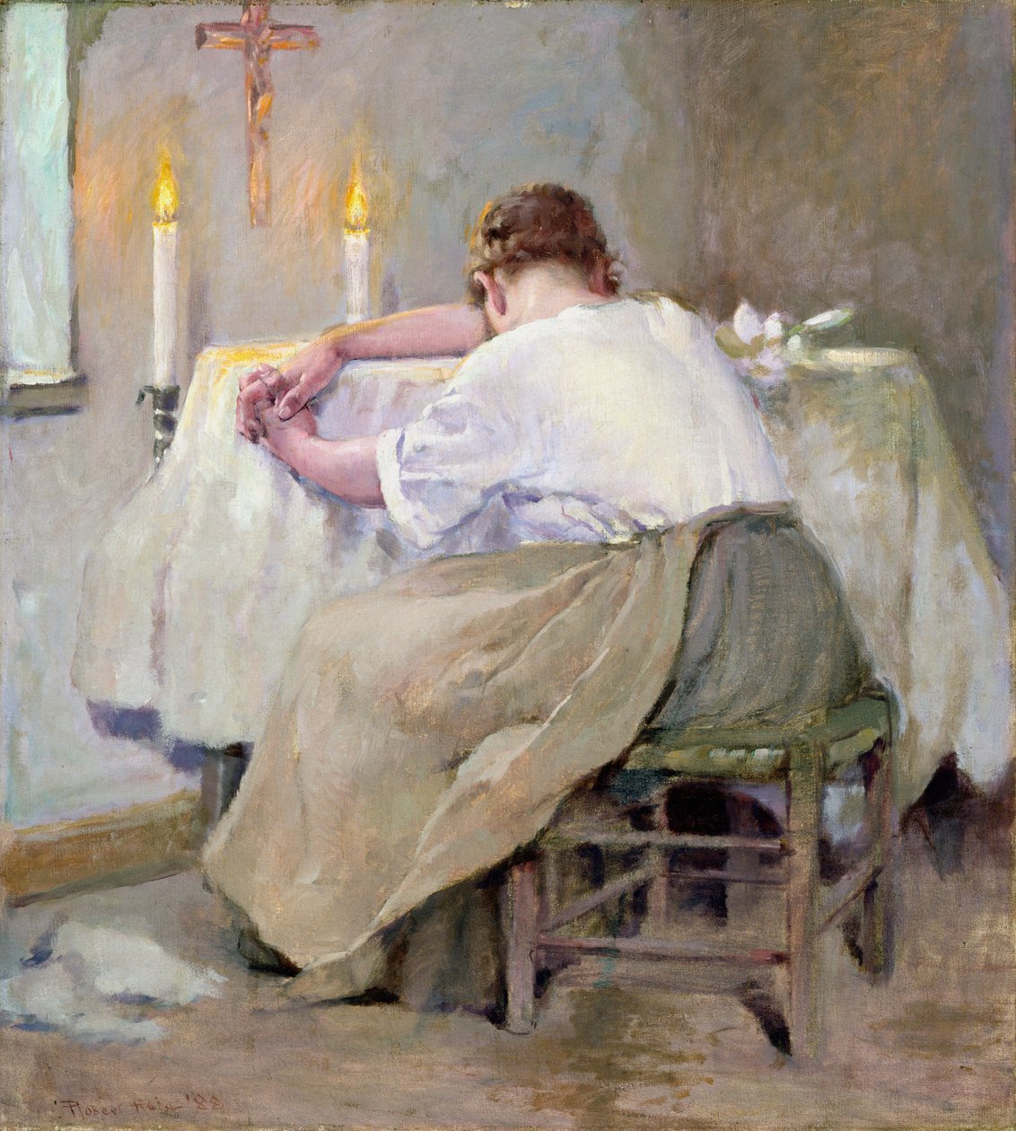Jej pierworodny lub śmierć pierworodnego, 1888 autorstwa Robert Payton Reid