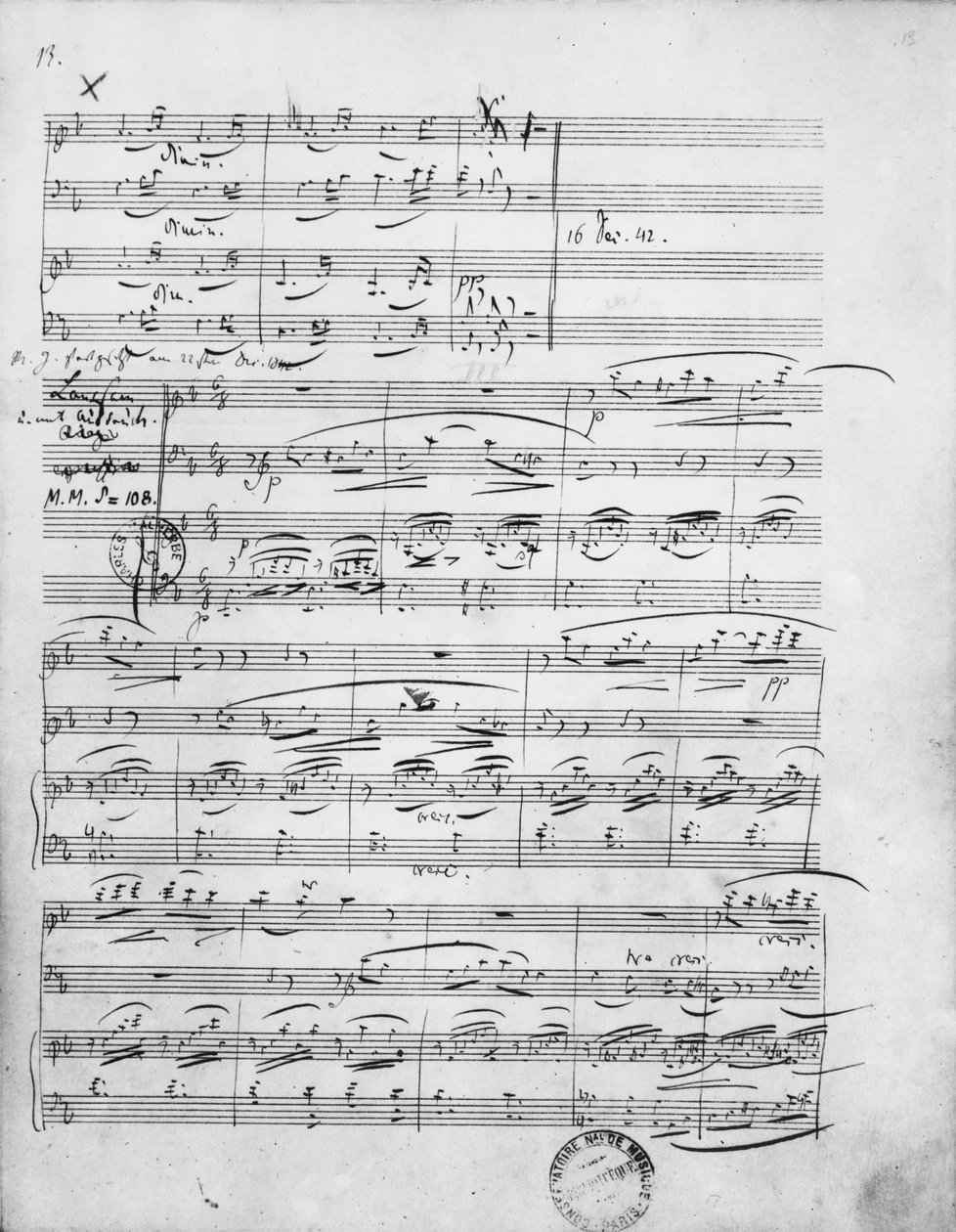 Ms.312, Phantasiestucke, Opus 88, na fortepian, skrzypce i wiolonczelę, 1842 autorstwa Robert Schumann