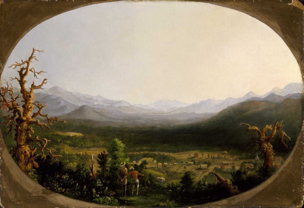 Widok na Asheville w Północnej Karolinie autorstwa Robert Scott Duncanson