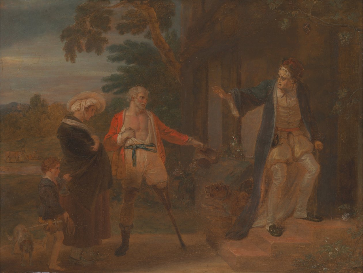 Siedem wieków człowieka - Pantaloon, tak jak lubisz, II, vii autorstwa Robert Smirke