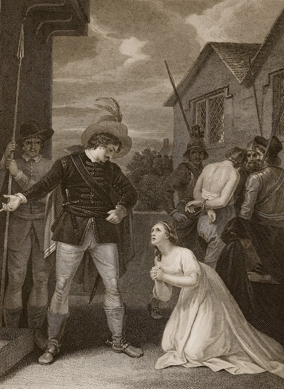 The Treachery of Colonel Kirke, 1685, grawerowane przez A. Smitha, ilustracja z „Historii Anglii” Davida Hume