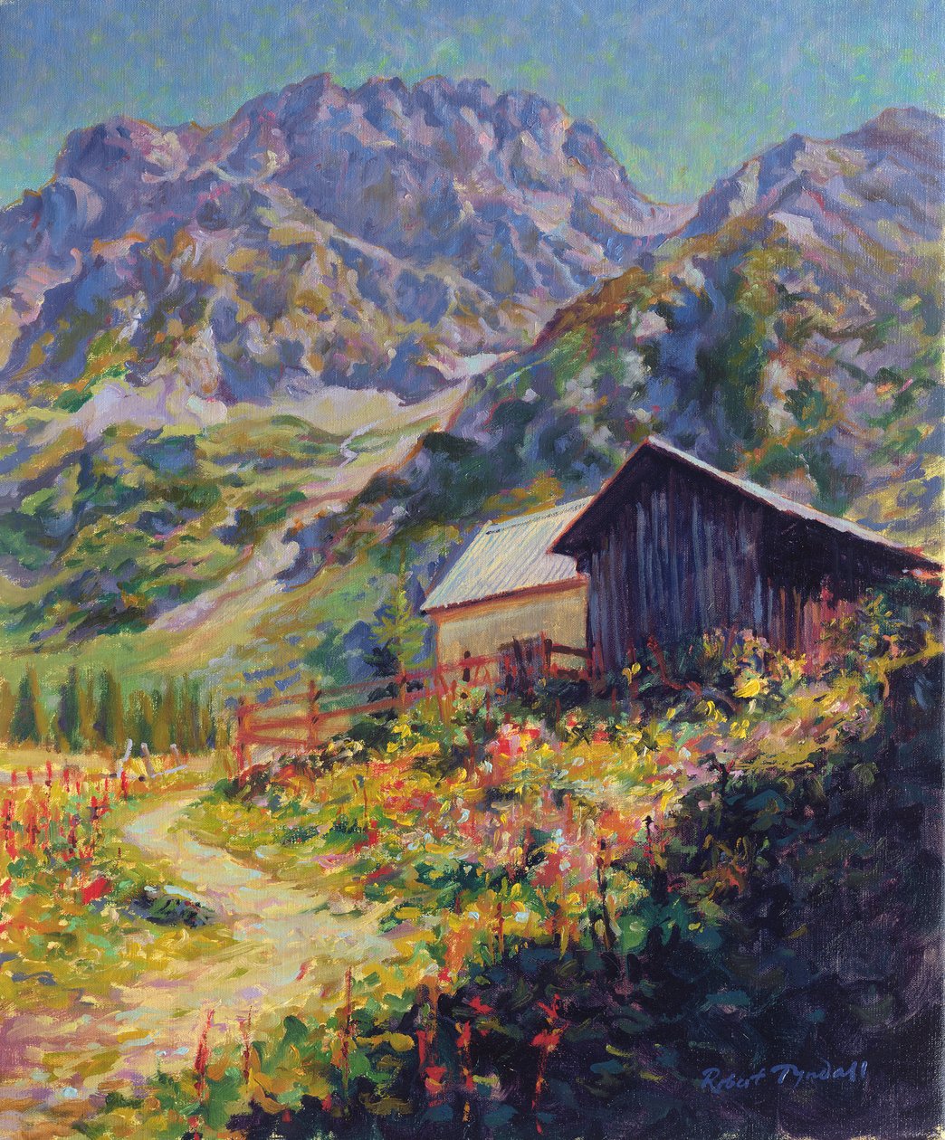 Wysokie Alpy, Francja autorstwa Robert Tyndall