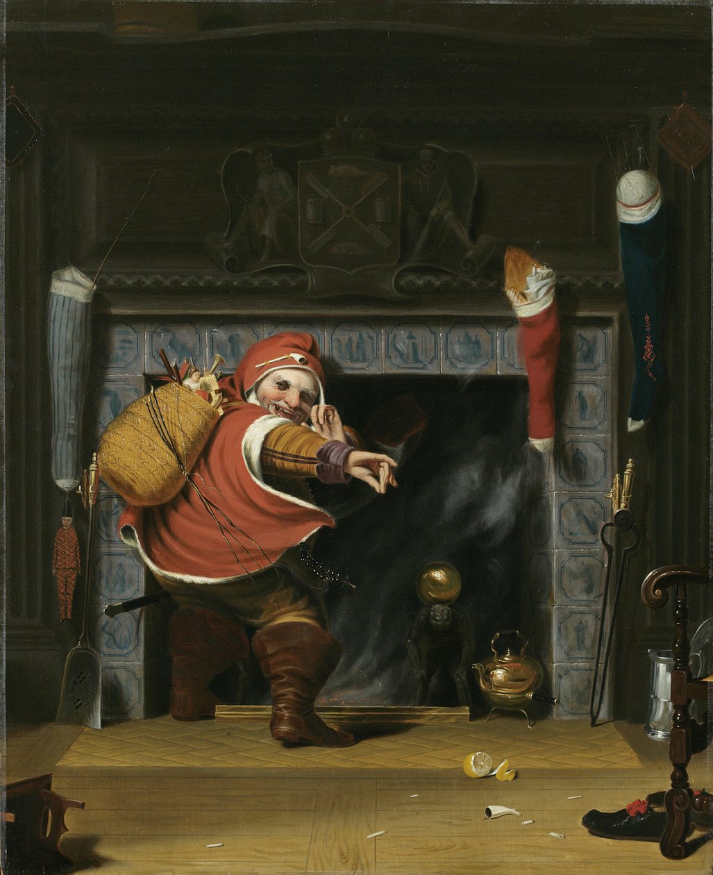 Święty Mikołaj lub św. Mikołaj, 1837 autorstwa Robert Walter Weir