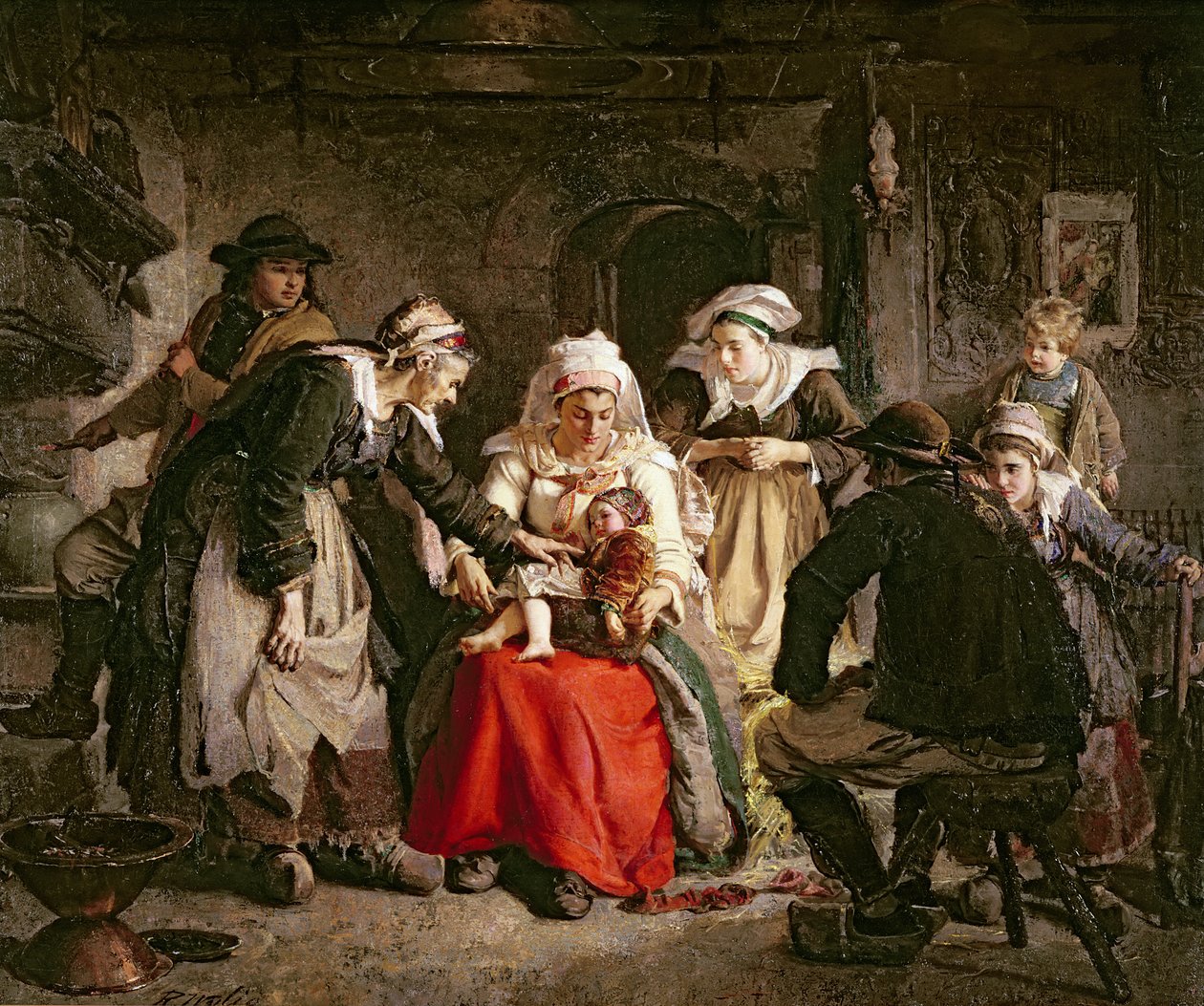 Bretońska czarodziejka, 1872 autorstwa Robert Wylie