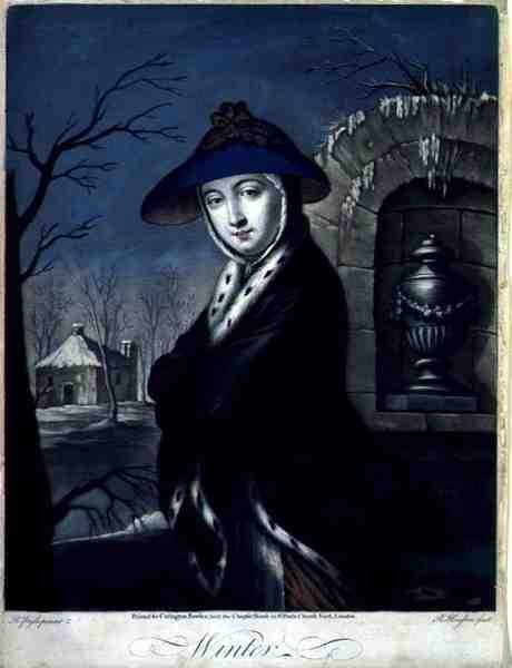 Winter, wyd. Carington Bowles (fl.1744-93) (mezzotinta) (zob. też 12559) autorstwa Robert (after) Pyle