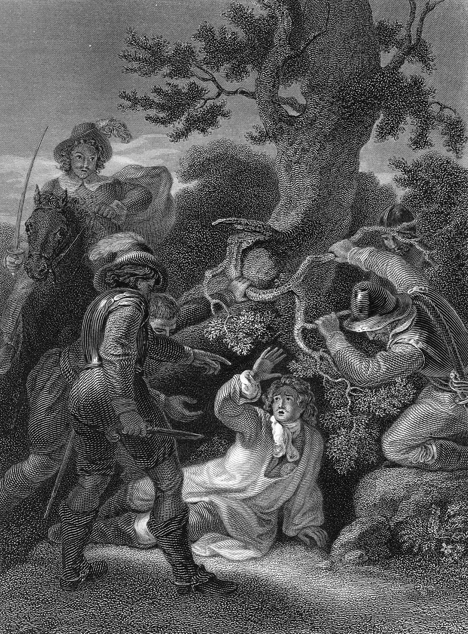 Jakub książę Monmouth, nieślubny syn Karola II (rycina) autorstwa Robert (after) Smirke