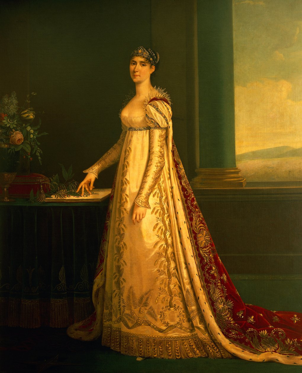Portret Josephine Bonaparte (olej na płótnie) autorstwa Robert (attr. to) Lefevre