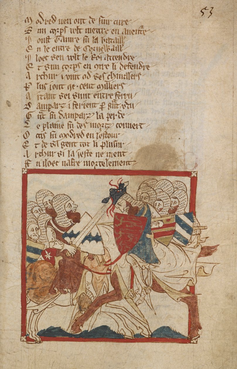 Arthur Mortally Wounded, ilustracja z 
