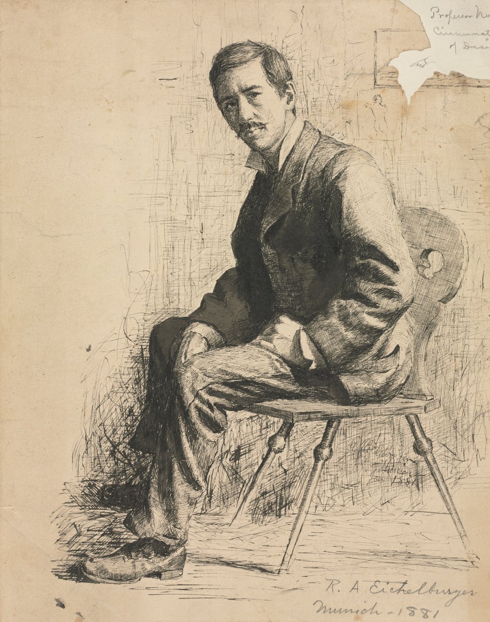 Szkic profesora Mowotnego, 1881. autorstwa Robert A. Eichelberger