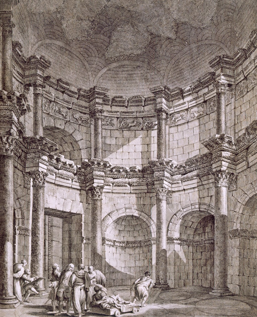 Świątynia Jowisza, wyd. 1764. autorstwa Robert Adam