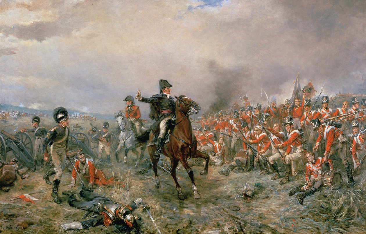 Książę Wellington w Waterloo autorstwa Robert Alexander Hillingford