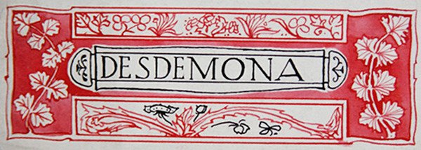 Desdemona, z Bohaterek Szekspira Anny Murphy Jameson autorstwa Robert Anning Bell
