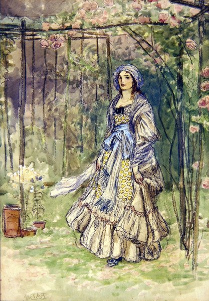 Diafenia (akwarela na papierze) autorstwa Robert Anning Bell