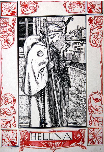 Helena z „Bohaterek Szekspira” Anny Murphy Jameson autorstwa Robert Anning Bell