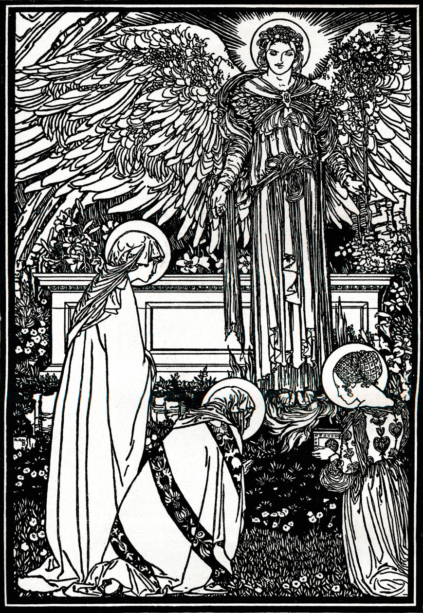 Ilustracja do Księgi ołtarzowej, 1892, 1897 autorstwa Robert Anning Bell