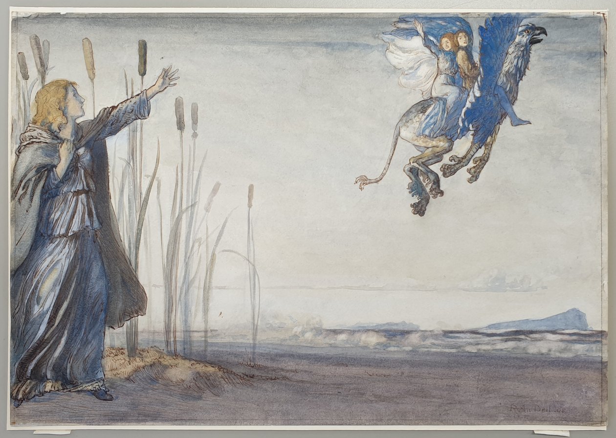 Lilia I Lew autorstwa Robert Anning Bell