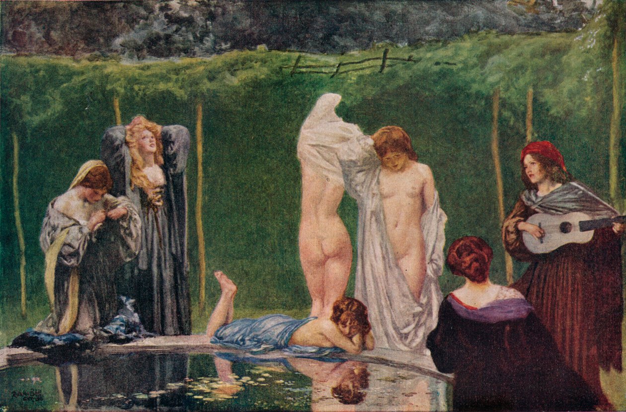 Basen, 1906, 1918 autorstwa Robert Anning Bell