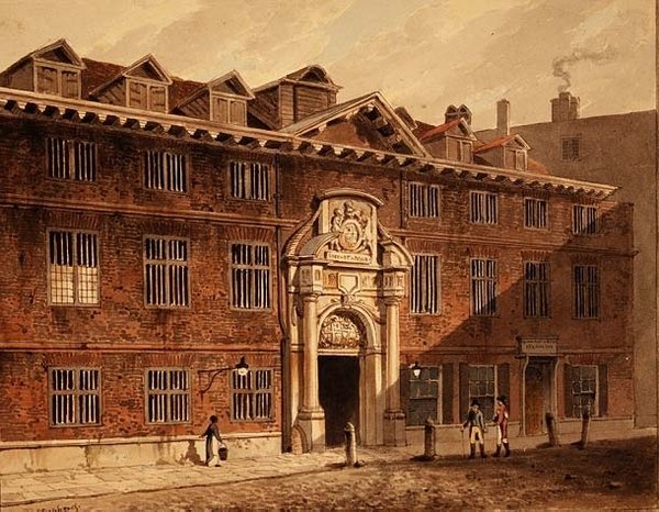 Blackwell Hall, King Street, Cheapside autorstwa Robert Blemell Schnebbelie