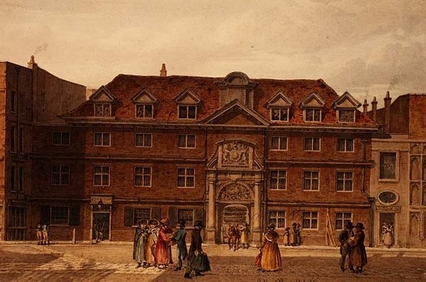 Blackwell Hall, King Street, Cheapside autorstwa Robert Blemell Schnebbelie
