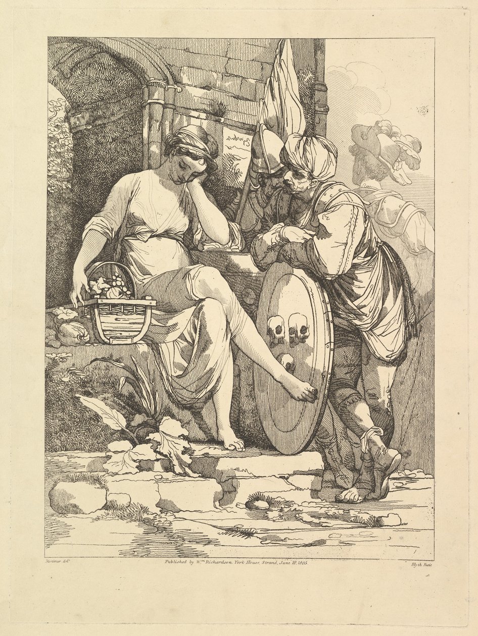 Banditti na Rynku, 10 czerwca 1805 r. autorstwa Robert Blyth