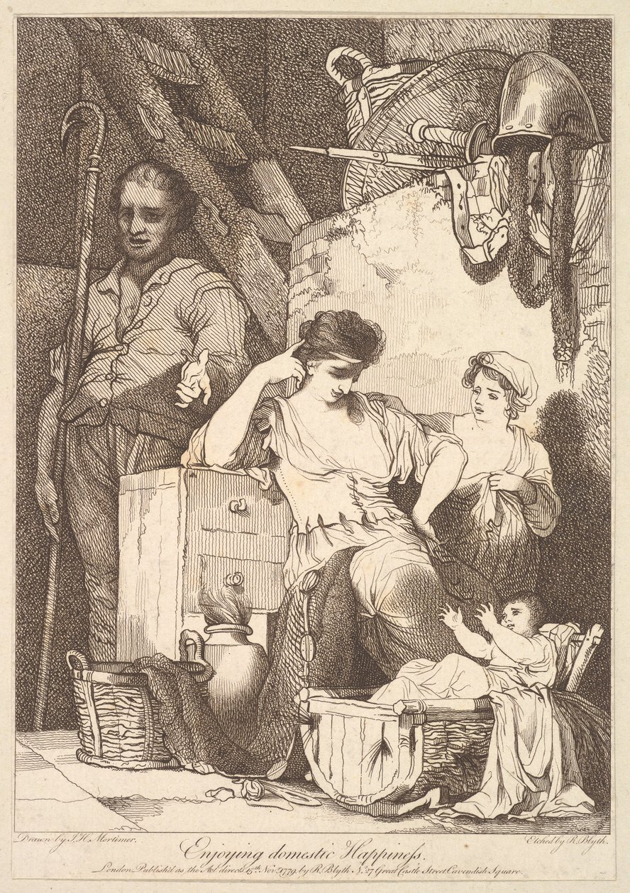 Ciesz się szczęściem domowym, 15 listopada 1779 r. autorstwa Robert Blyth