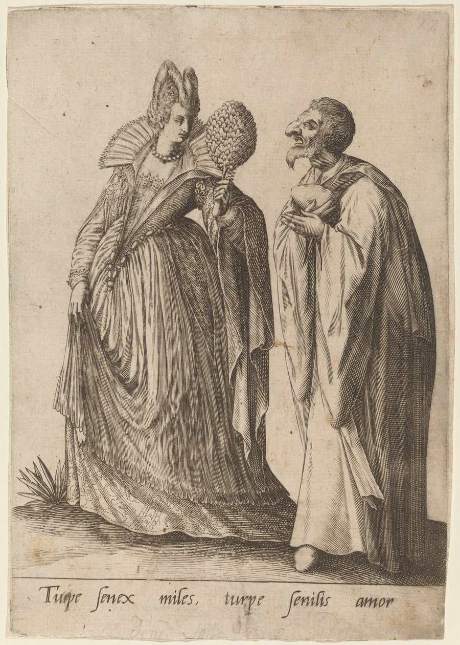 Zhańbiony stary żołnierz..., 1570-1650. autorstwa Robert Boissard