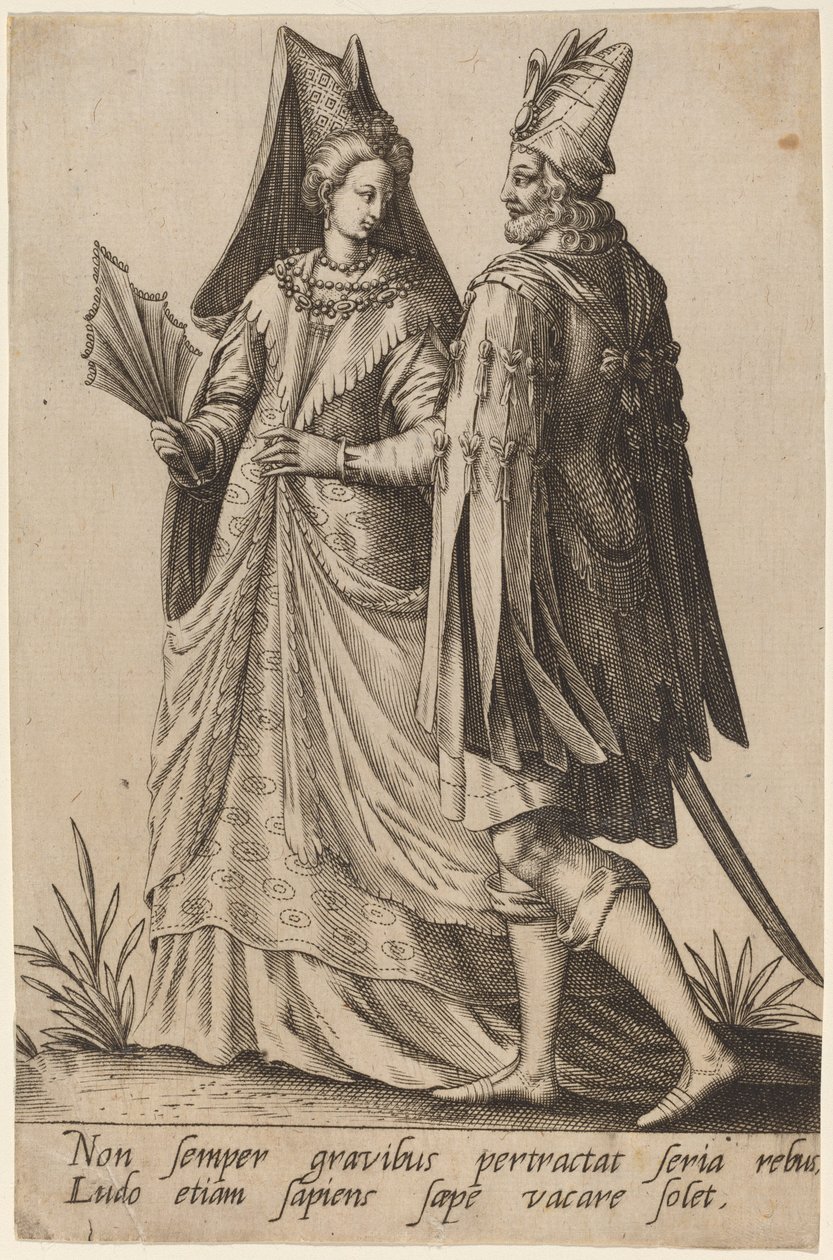 Nie zawsze ciężkie... autorstwa Robert Boissard after Jean Jacques Boissard