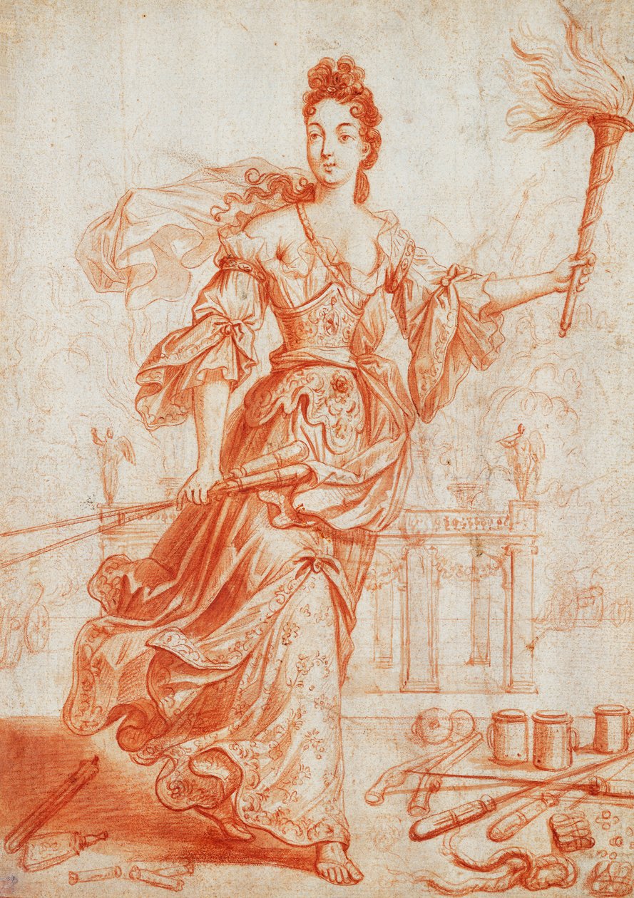 Alegoria Ognia, autorstwa Robert Bonnart