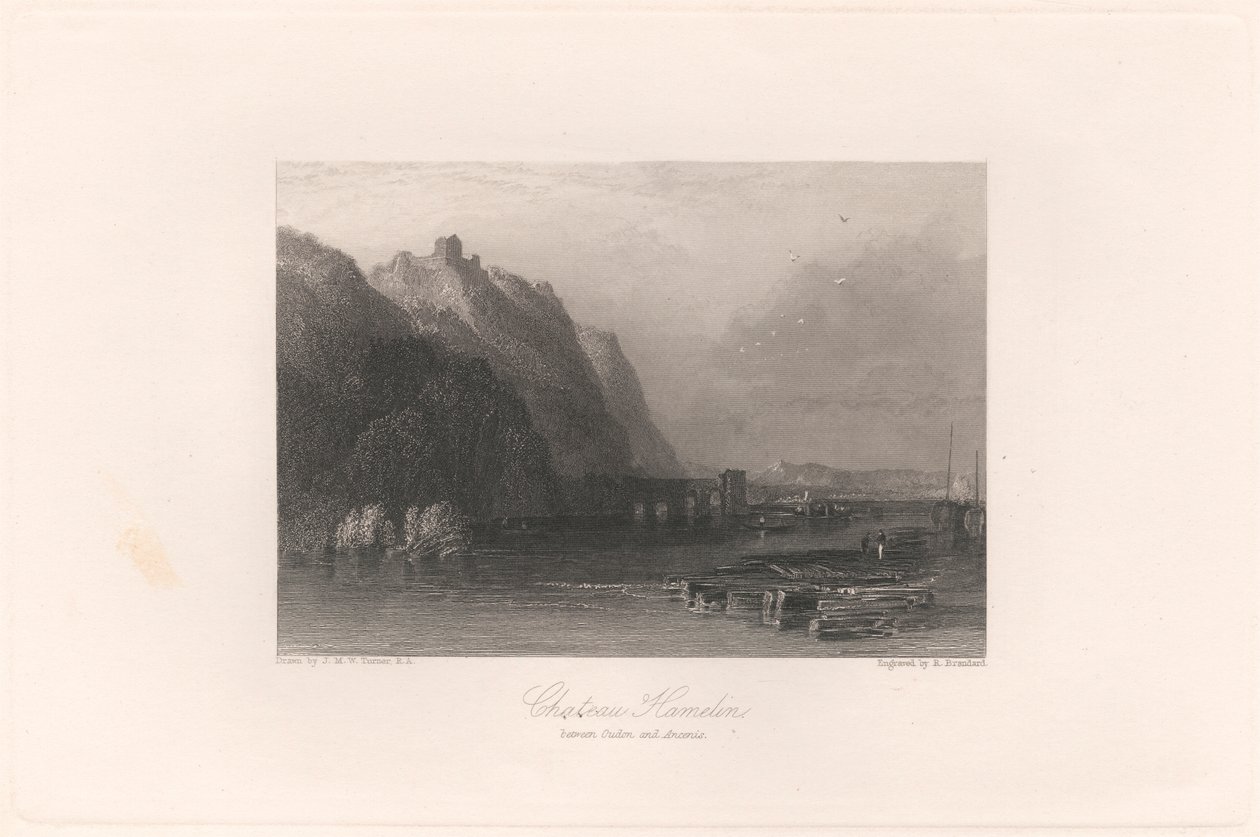 Chateau Hamelin, między Oudon i Ancenis autorstwa Robert Brandard