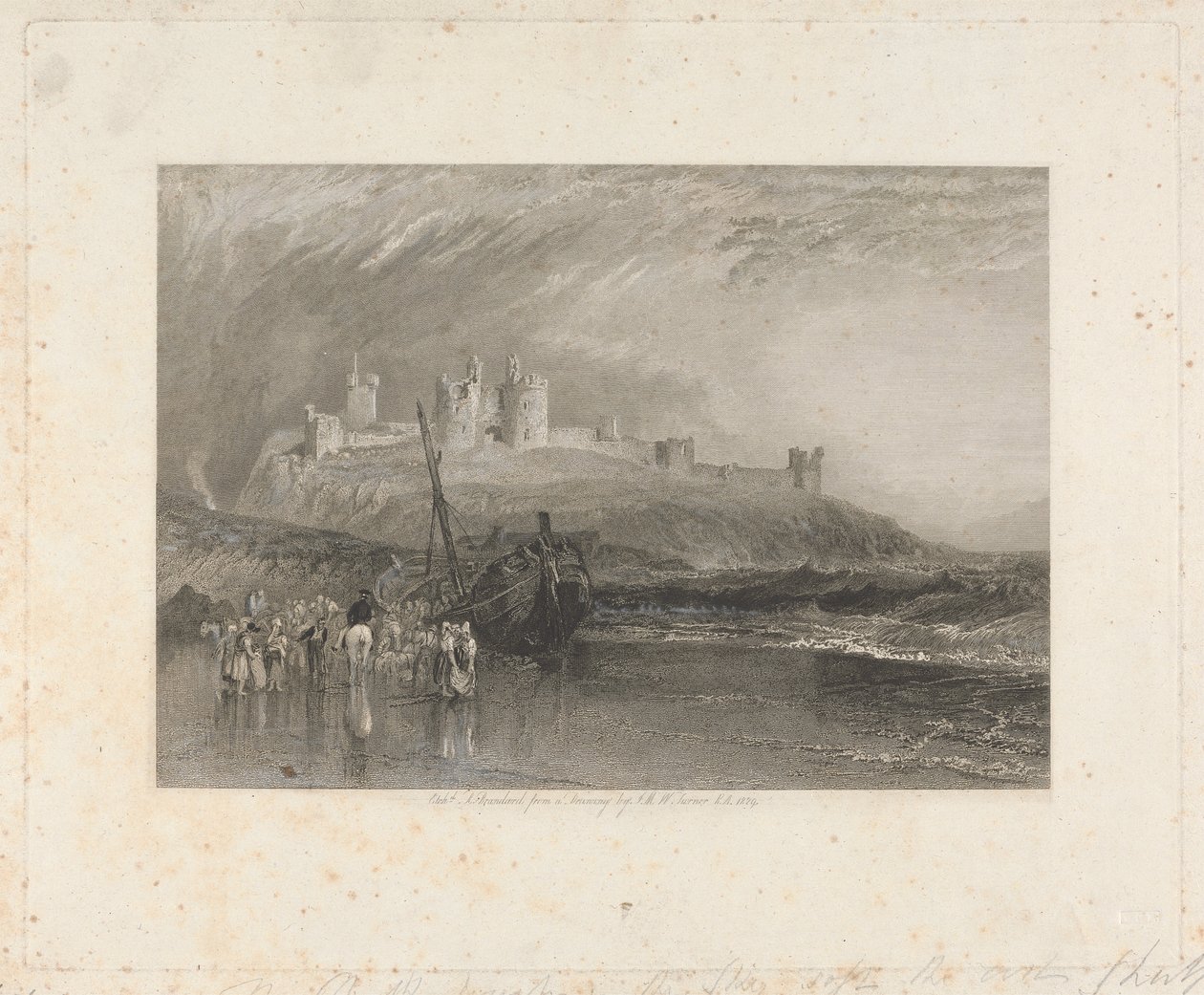 Zamek Dunstanburgh, Northumberland autorstwa Robert Brandard